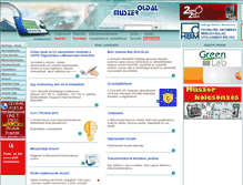 Tablet Screenshot of muszeroldal.hu